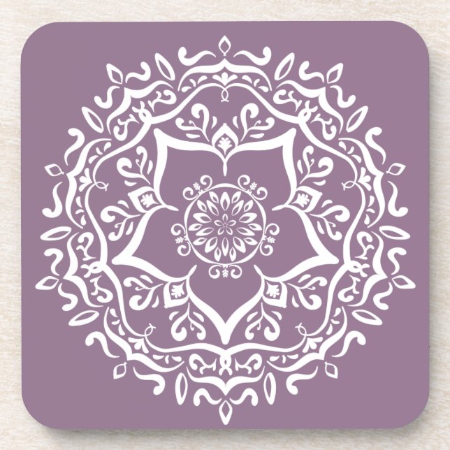 Posavasos Wisteria Mandala (Frente)