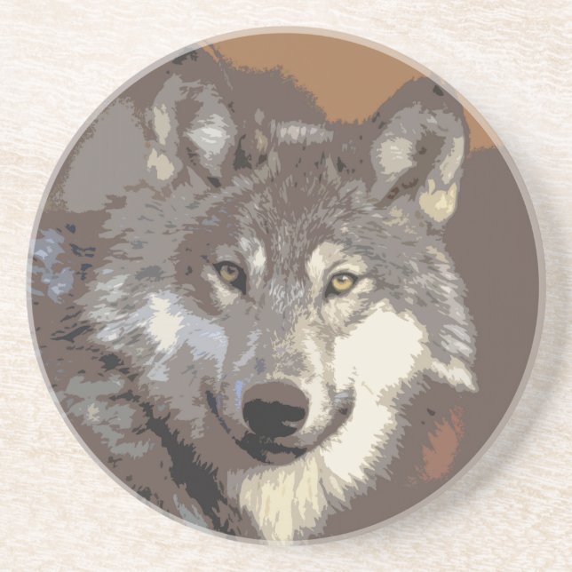 Posavasos Wolf 026 (Frente)