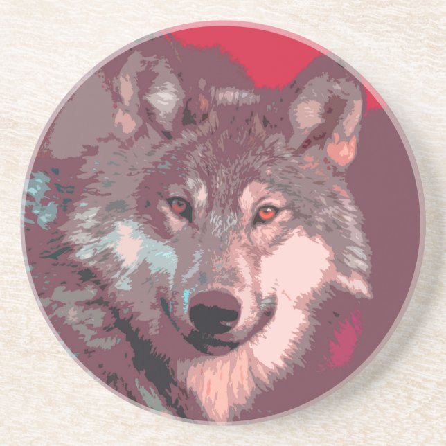 Posavasos Wolf 040 (Frente)