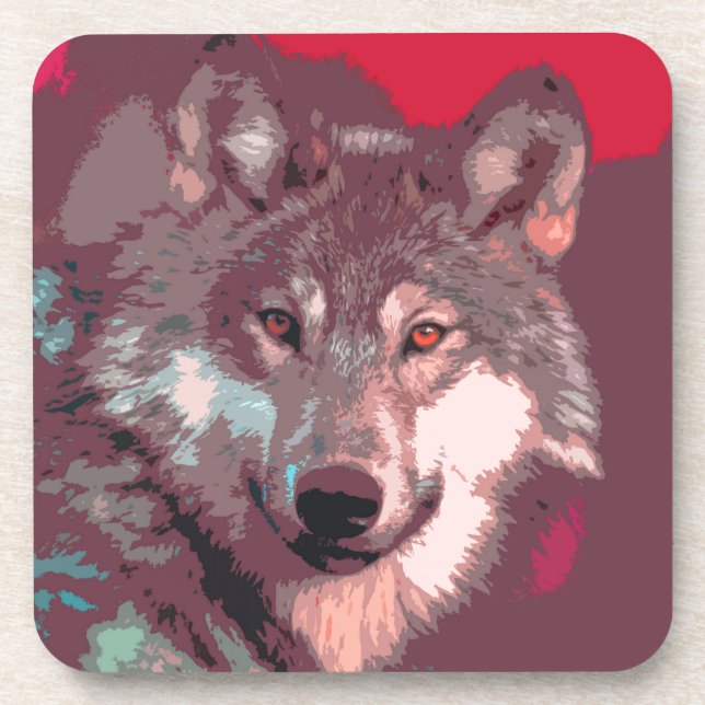 Posavasos Wolf 040 (Frente)