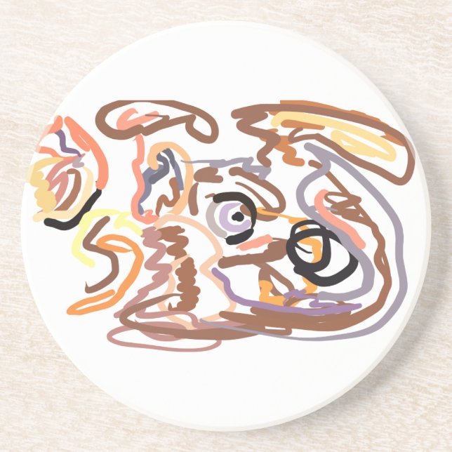 Posavasos Wolf Autumn free (Frente)