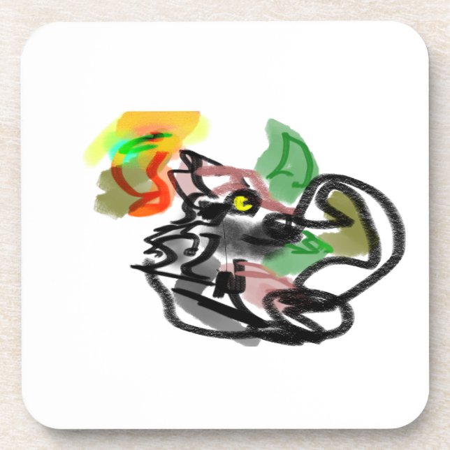 Posavasos Wolf autumn runner  (Frente)