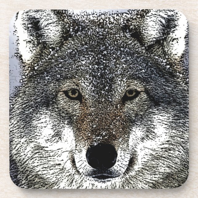 Posavasos Wolf Eyes (Frente)