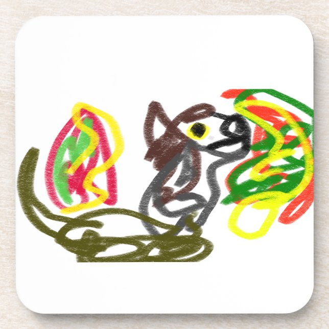 Posavasos Wolf happy Autumn (Frente)