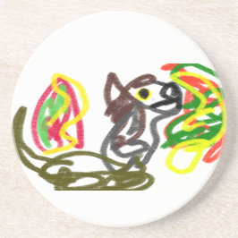 Posavasos Wolf happy Autumn