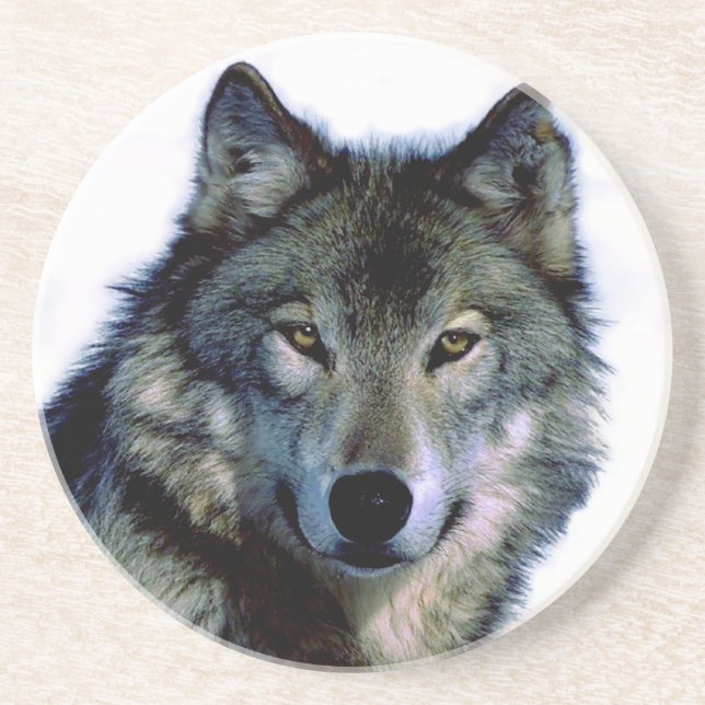 Posavasos Wolf Portrait (Frente)