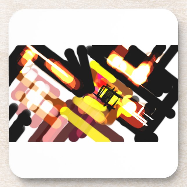 Posavasos Wolf run night (Frente)