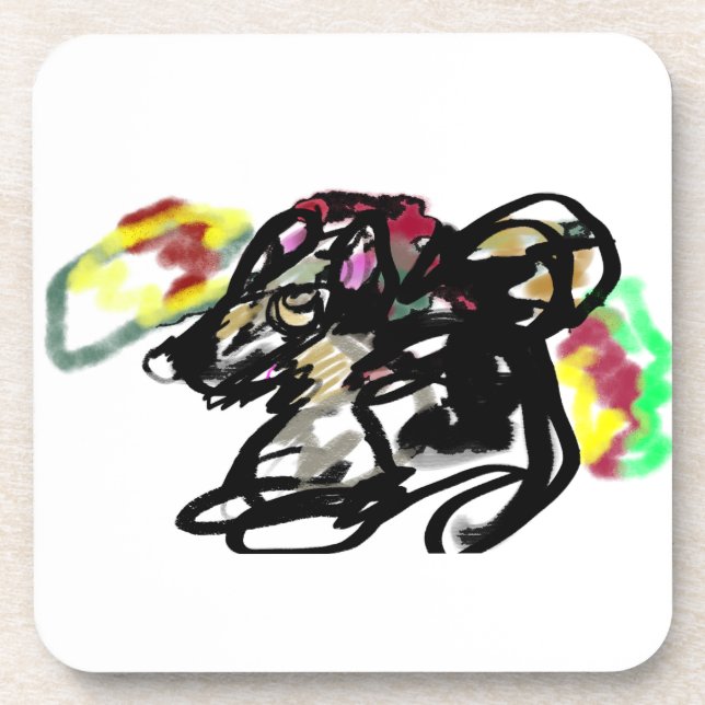 Posavasos Wolf wild Autumn (Frente)