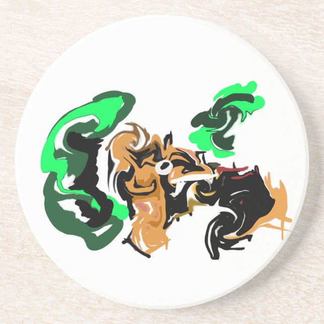 Posavasos Wolf  winter  joy (Frente)