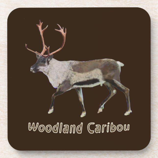 Posavasos Woodland Caribou (Frente)