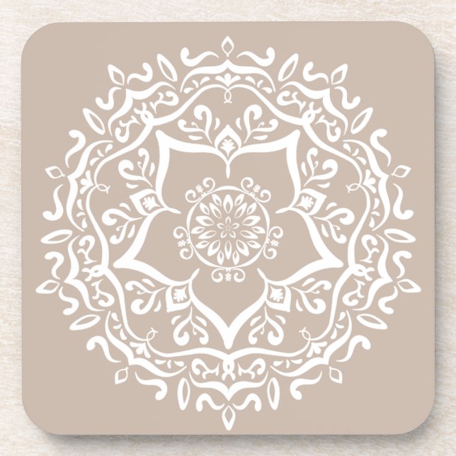 Posavasos Wool Mandala (Frente)