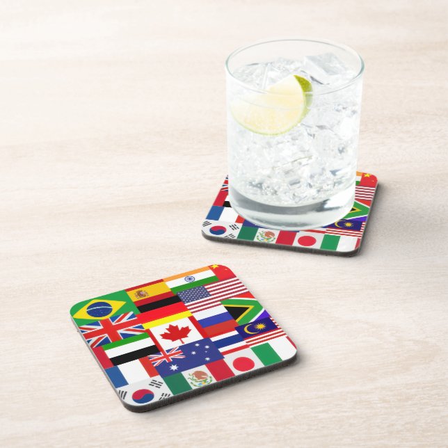 Posavasos World Flags Coasters (Lado Derecho)