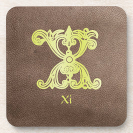 Posavasos X Capital Decorativo Botánico Medieval