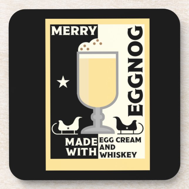 Posavasos Xmas Eggnog Punch (Frente)