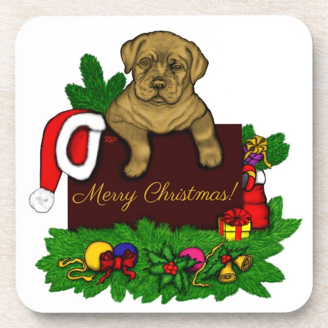 Posavasos XMas Puppy (Frente)