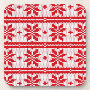 Posavasos Xmas tejido sin fisuras patrón 1 + tus ideas