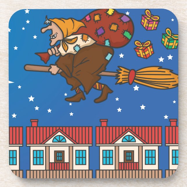 Posavasos xmas witch Befana (Frente)