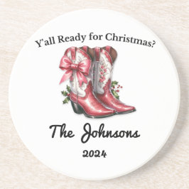Posavasos Y'all Ready para Navidades