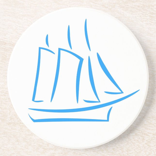 Posavasos Yate de vela (Frente)
