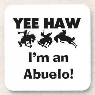 Posavasos Yee Haw soy un Abuelo camisetas y regalos