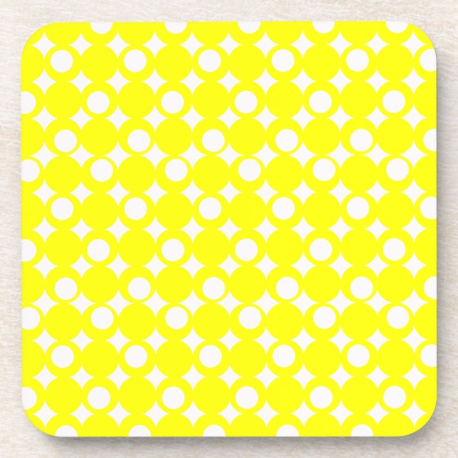 Posavasos Yellow Mod Ball Design @ Emporio Moffa (Frente)