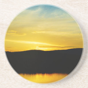 Posavasos Yellow Mt Lake Sunset
