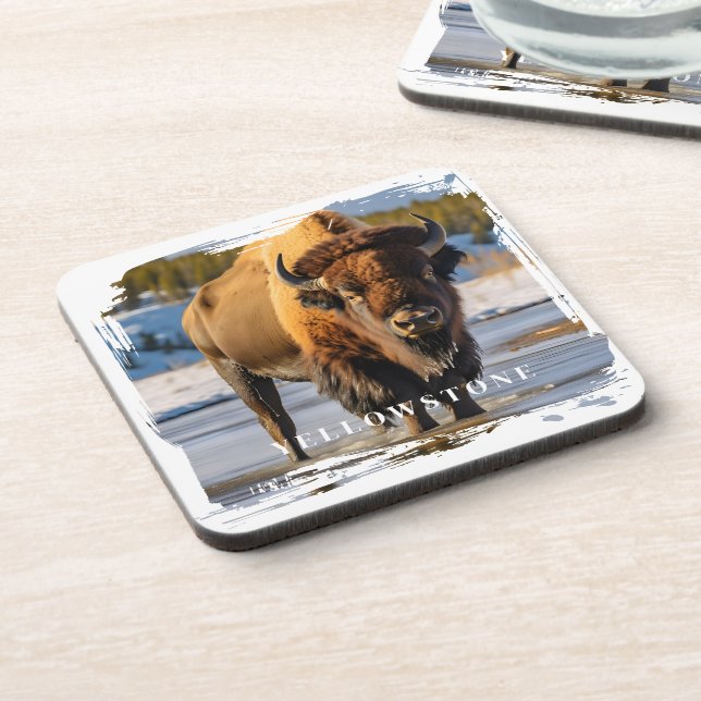 Posavasos Yellowstone Bison (Lado Izquierdo)