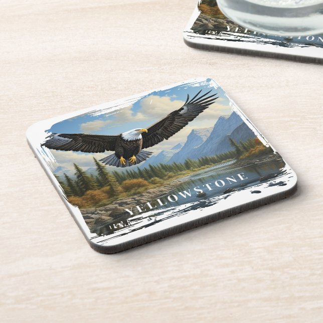 Posavasos Yellowstone Eagle Beyond Coaster (Lado Izquierdo)