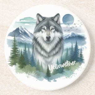 Posavasos Yellowstone Wolf