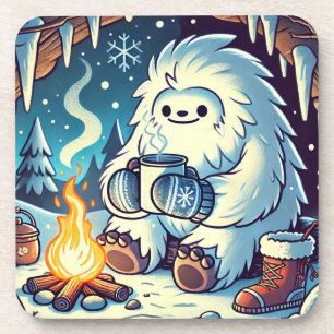 Posavasos Yeti Frío Calentado Por La Pascua De Bebidas De In