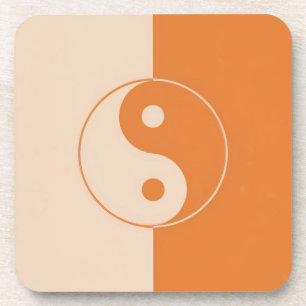 Posavasos Yin Yang Balance Plastic Coaster Set