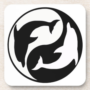 Posavasos Yin Yang Dolphins