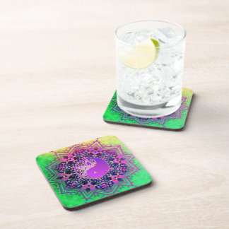 Posavasos Yin Yang Rainbow Love Corce Coasters