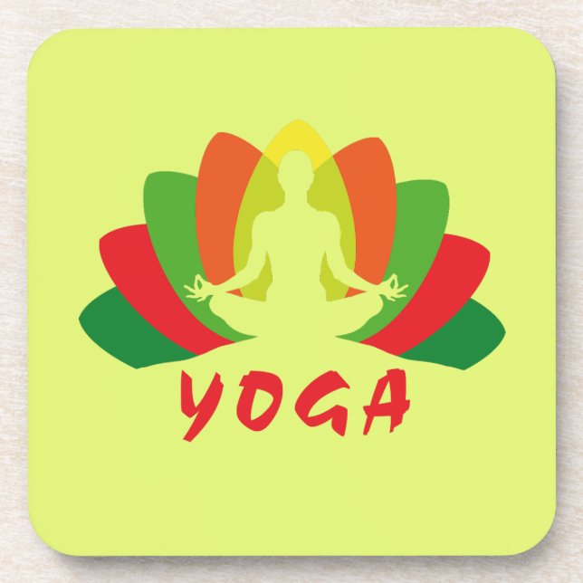 Posavasos Yoga Flor de Loto (Frente)