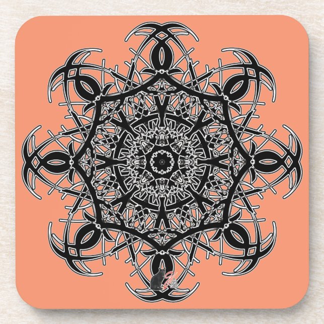Posavasos Yoga Octa Glyph Dusch Coaster (Frente)