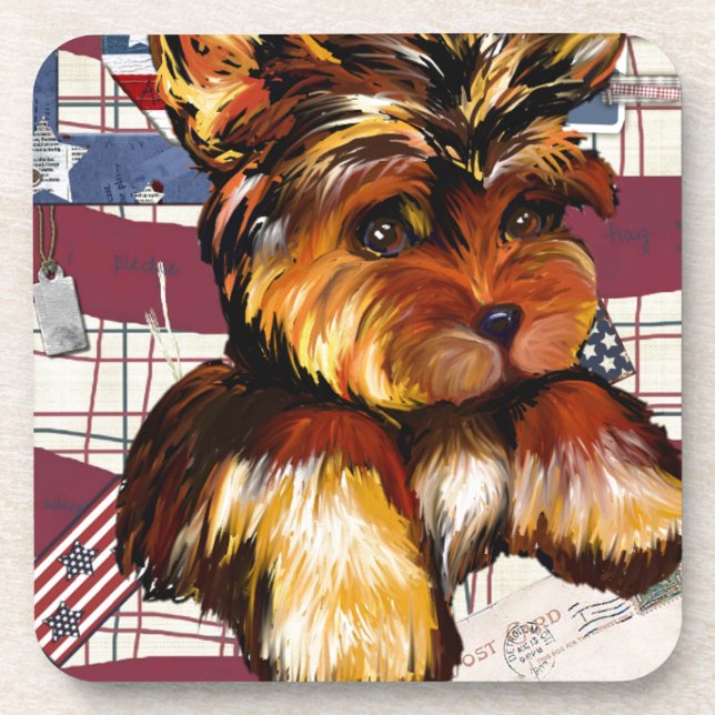 POSAVASOS YORKIE POO (Frente)