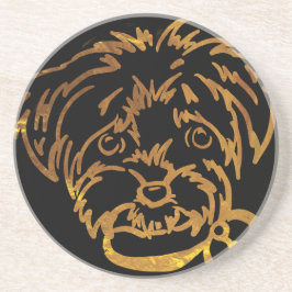 Posavasos Yorkie Poo