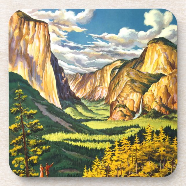 Posavasos Yosemite National Park California Travel Art (Frente)