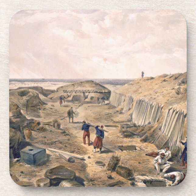 Posavasos Zanja del bastión du Mat, placa 'de Seat (Frente)