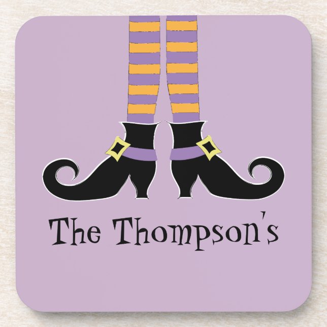 Posavasos Zapatos de bruja caprichosa (Frente)