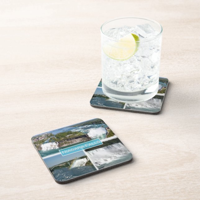 Posavasos zCA012 NIAGARA FALLS from Rainbow bridge, (Lado Derecho)