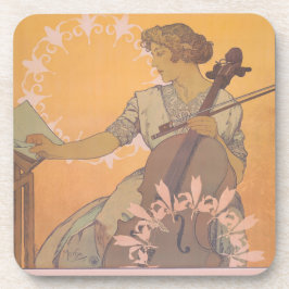 Posavasos Zdenka Cerny poster por Alphonse Mucha