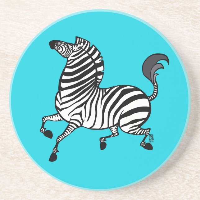 Posavasos Zebra 3 Sandstone Coaster (Frente)