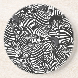 Posavasos Zebra Sandstone Coaster 2