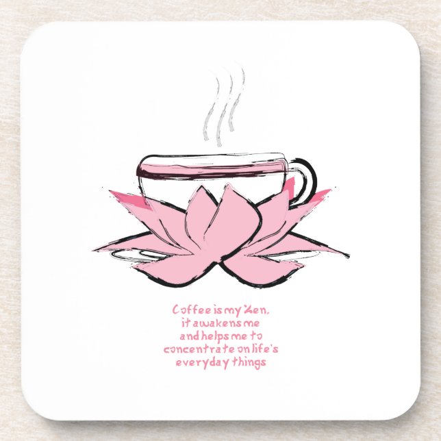 posavasos zen de café (Frente)
