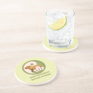 Posavasos Zen Rodents nunca enfatiza el capibara