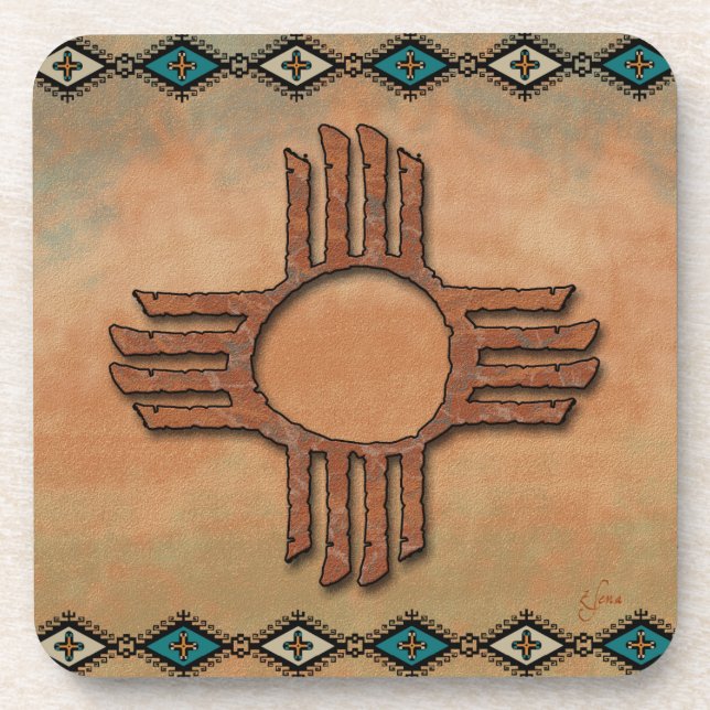 Posavasos Zia antiguo (Frente)