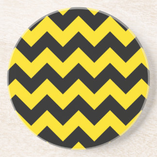 Posavasos Zigzag I - Amarillo negro y de oro