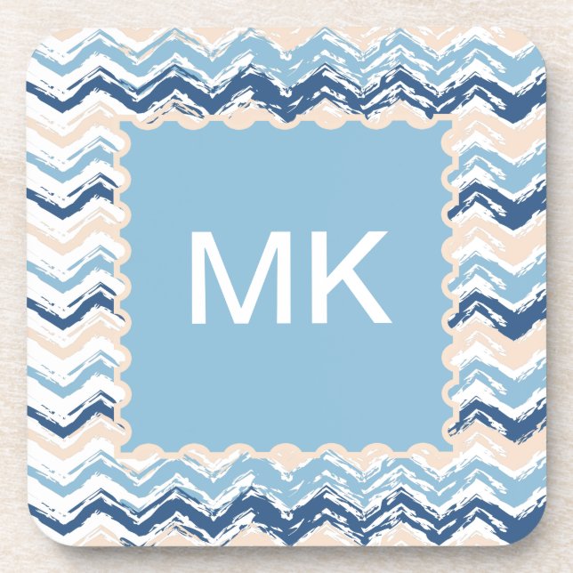 Posavasos ZigZag, una grieta en la costa (Frente)