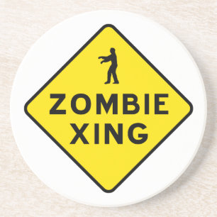 Posavasos Zombie Crossing Coaster